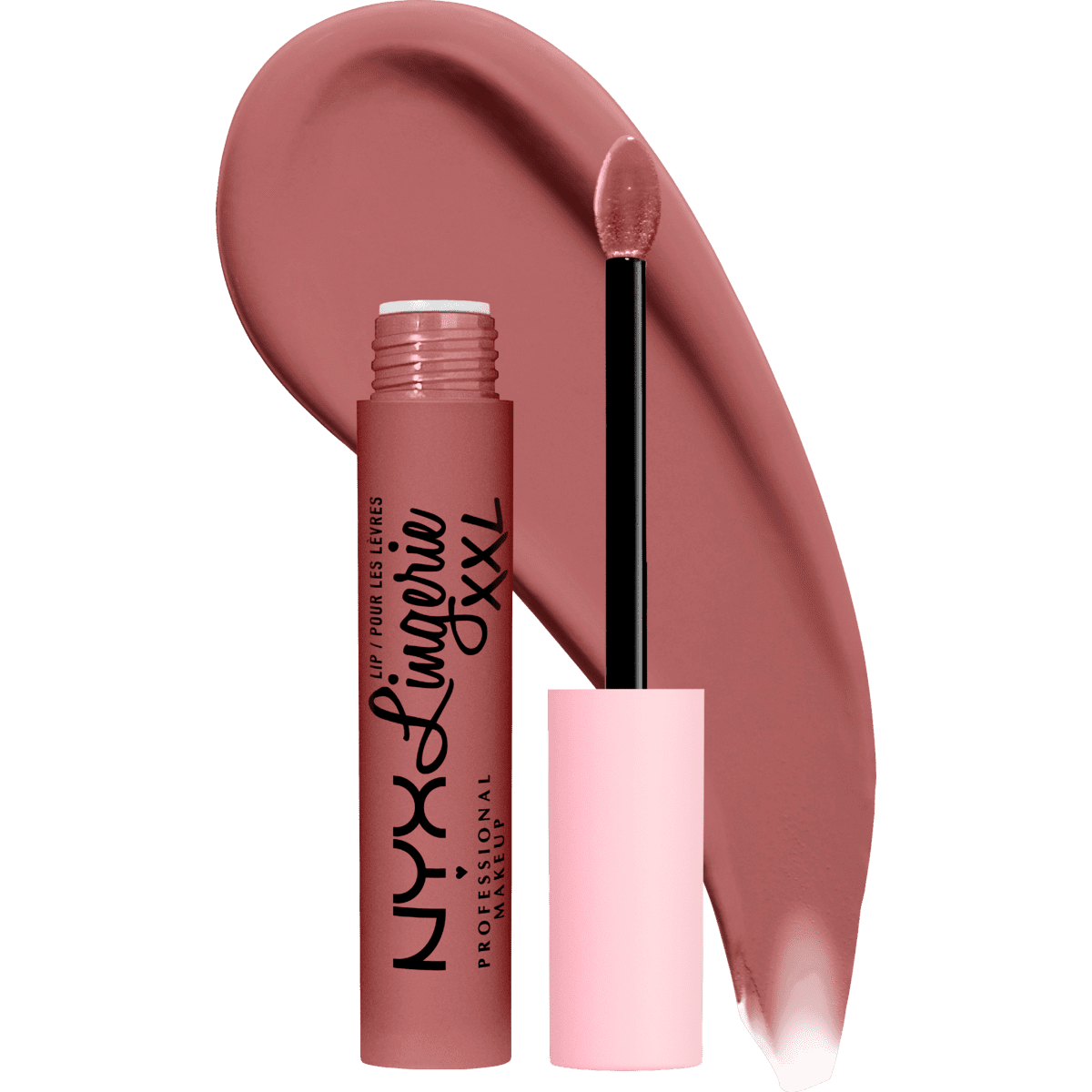 NYX Professional Makeup Lip Lingerie XXL Mat Liquid Lippenstift Nude