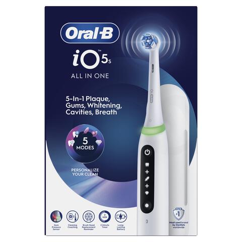 Oral-B iO 5s Wit Elektrische Tandenborstel