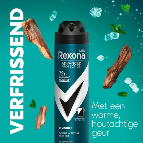 Rexona Men Advanced Protection Invisible B&W Deodorant Spray 150 ML