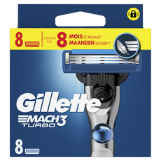 Gillette Mach3 Turbo Scheermesjes 8 stuks