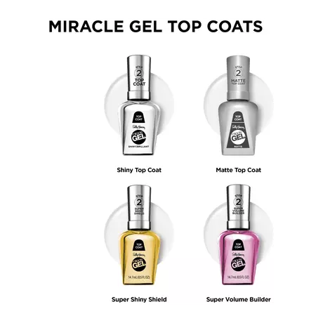 Sally Hansen Miracle Gel Top Coat Transparant 114 SuperVolume Builder