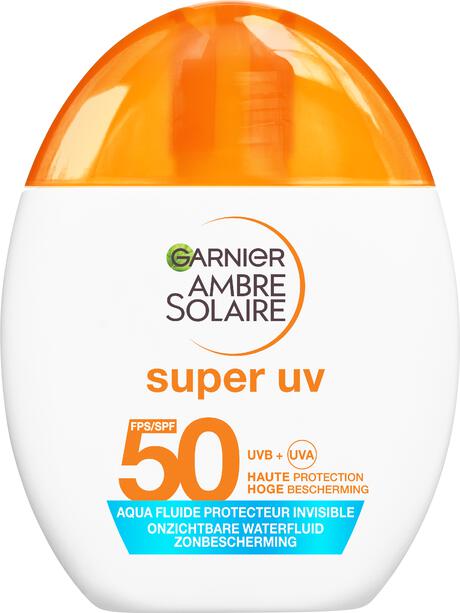 Garnier Ambre Solaire Super UV Face Refreshing Water Fluid Transparent SPF50+ 40 ML