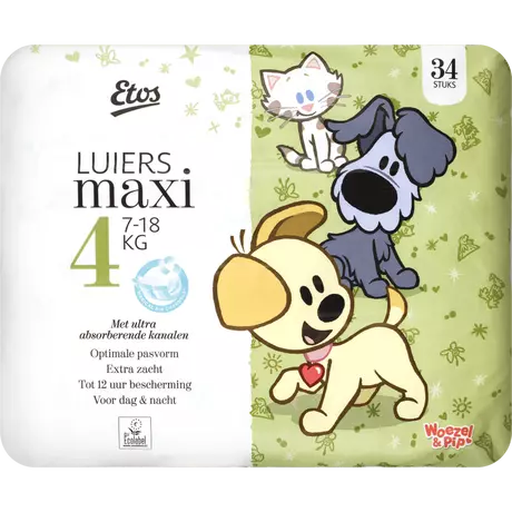 Etos Woezel & Pip Luiers Maxi Maat 4
