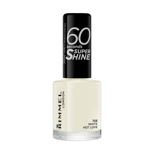 Rimmel London 60 Seconds Supershine Nagellak 703 White Hot Love 8 ML