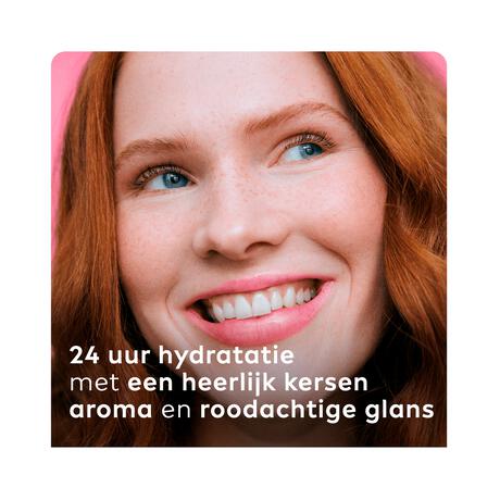 Labello Cherry Shine Lippenbalsem 24u Hydratatie Zachtrood 1 Stuk