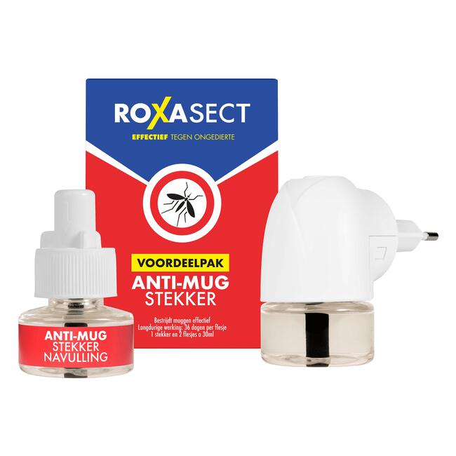 Roxasect Muggenstekker Actieverpakking Incl. 2 navullingen