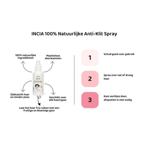  INCIA Natuurlijke Anti-Klit Spray 100ML