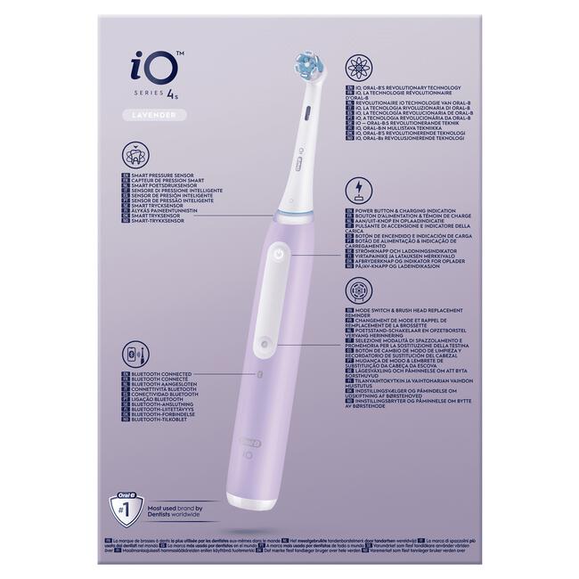 Oral-B iO 4S Lavender Elektrische Tandenborstel By Braun