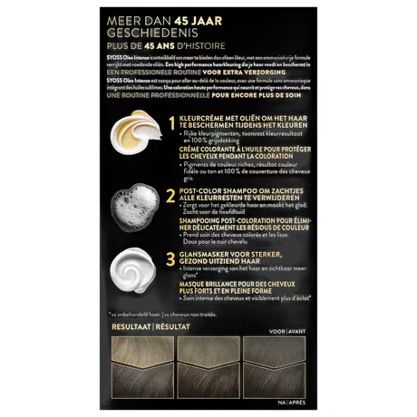 Syoss Oleo Intense Permanente Haarkleuring 4-50 Ijzig Bruin