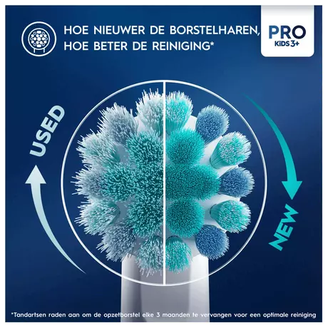 Oral-B Pro Kids Spiderman Opzetborstels 4 Stuks