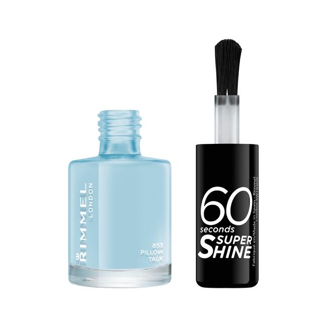 Rimmel London 60 Seconds Supershine Nagellak - Lichtbaluw - 853 Pillow Talk