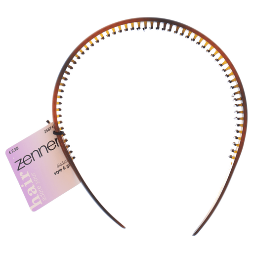 Zenner Diadeem Breed 2,7CM Bruin
