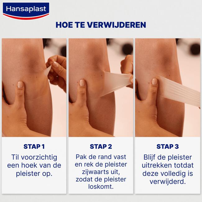 Hansaplast Second Skin Protection Waterproof en Transparante XL Eilandpleisters 3 stuks
