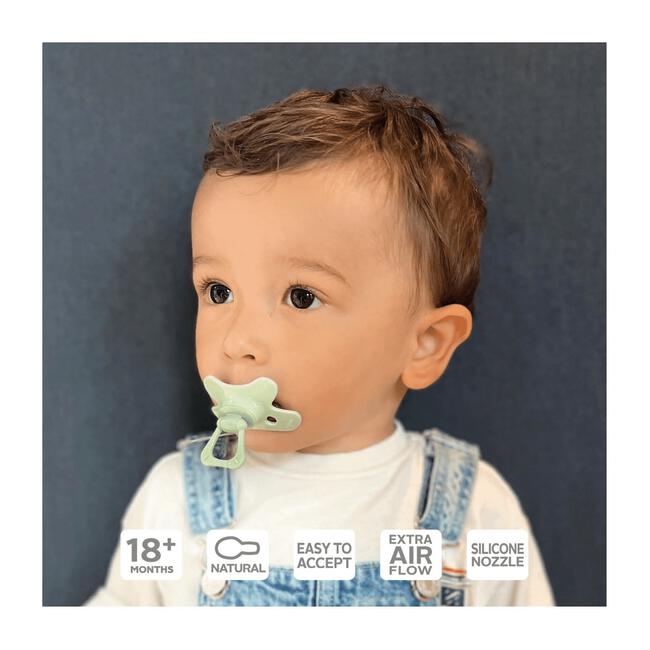 Difrax Fopspeen Naturel Green Jade 20 Maanden