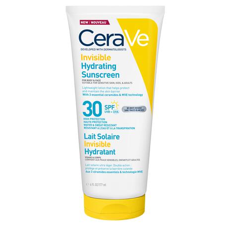 CeraVe Onzichtbare Hydraterende Zonnebrandcrème SPF30 177 ML