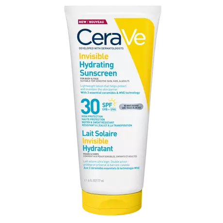 CeraVe Onzichtbare Hydraterende Zonnebrandcrème SPF30 177 ML