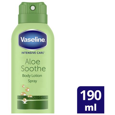 Vaseline Intensive Care Aloe Soothe Bodylotion Spray 190 ML