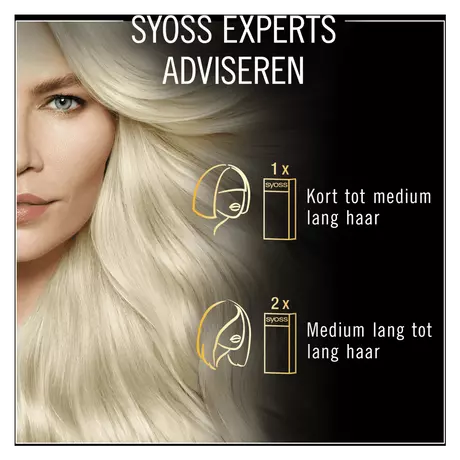 Syoss Oleo Intense  Permanente Haarkleuring 10-50 Licht Asblond