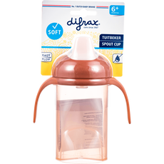 Difrax Antilekbeker Zachte Tuit Roze 250 ML
