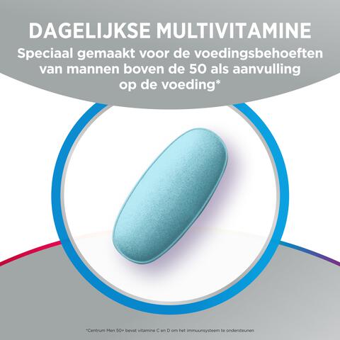 Centrum Multivitamine Men 50+ 30 St