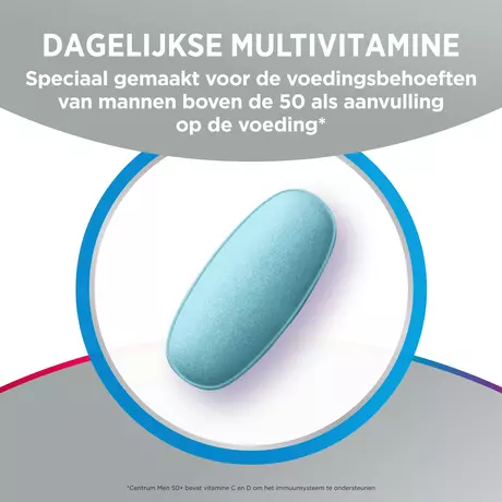 Centrum Men 50+ Multivitaminen Tabletten 30 stuks
