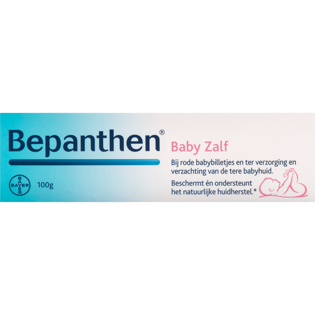 Bepanthen Baby Zalf voor de droge babyhuid en bij luieruitslag 100 gram