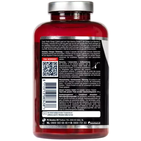 Lucovitaal Visolie Super Omega 3 Capsules 210 stuks