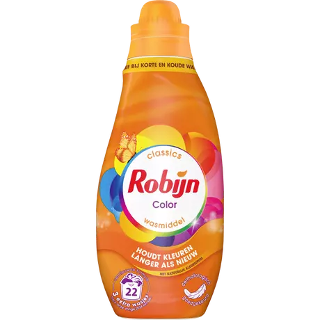 Robijn Klein & Krachtig Classics Color Vloeibaar Wasmiddel 19 wasbeurten