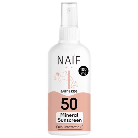 Naïf Baby & Kids Zonnebrand Spray SPF50 100 ML