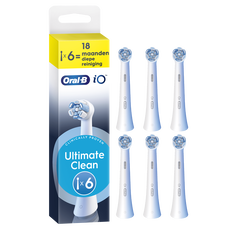 Oral-B iO Ultimate Clean Opzetborstels Wit 6 Stuks
