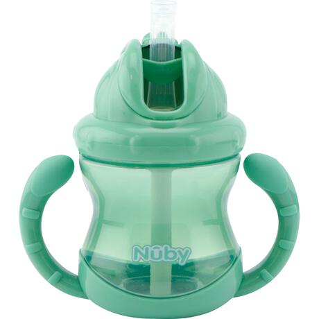 Nûby Flip-It Anti-Lek Drinkbeker Handvaten 12+ Maanden Groen 240 ML