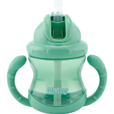 Nûby Flip-It Anti-Lek Drinkbeker Handvaten 12+ Maanden Groen 240 ML