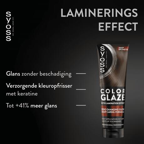 Syoss Color Glaze Deep Brunette 130Ml