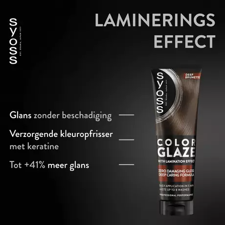 Syoss Color Glaze Deep Brunette 130Ml