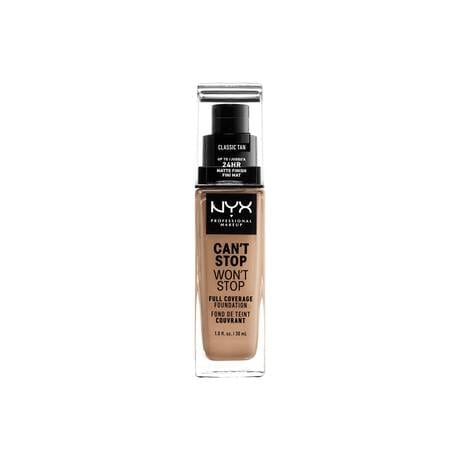 NYX Professional Makeup Can't Stop Won't Stop Foundation Classic Tan CSWSF12