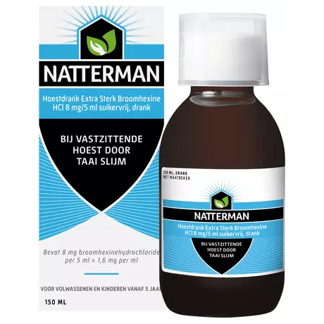 Natterman Broomhexine Extra Sterk 8 MG/5 ML 150 ML