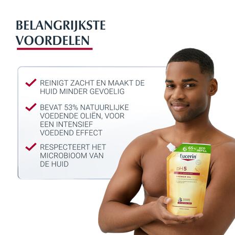 Eucerin pH5 Doucheolie Navulverpakking 400 ML