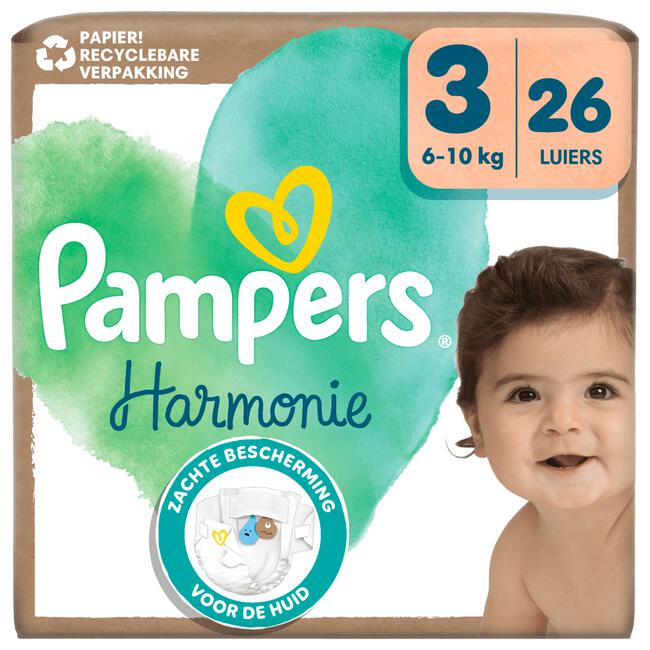 Pampers Harmonie luiers Maat 3 6-10 KG 26 stuks