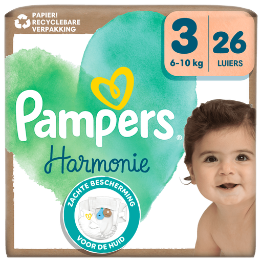 Pampers Harmonie Luiers Maat 3 6-10 kg 26 stuks