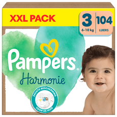 Pampers Harmonie XXL Pack Luiers Maat 3 6-10 KG 104 stuks