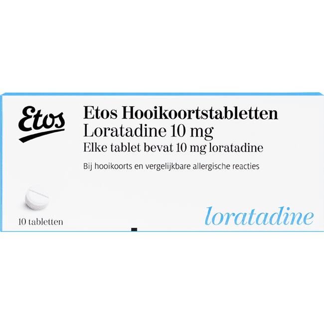 Etos Hooikoortstabletten Loratadine 10 mg 10 tabletten