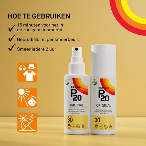 P20 Original Zonnebrand SPF30 175 ML