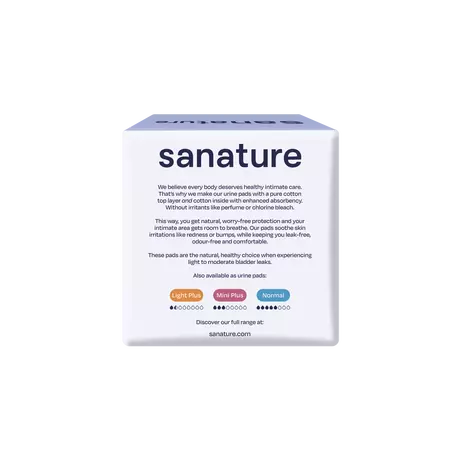 Sanature Pro Vivo 100% Katoenen Incontinentieverband Mini 12 stuks