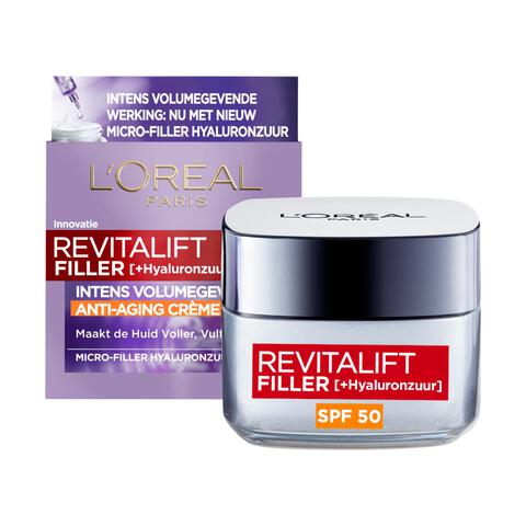 L'Oréal Paris Revitalift Filler Anti-Aging Dagcrème SPF50 50 ML