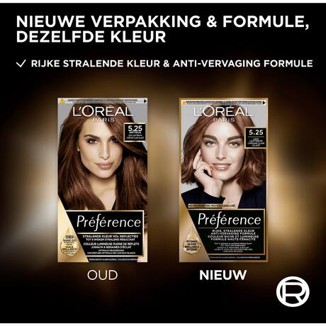 L'Oréal Paris Preference Permanente Haarverf 5.25 Antigua Ijzig