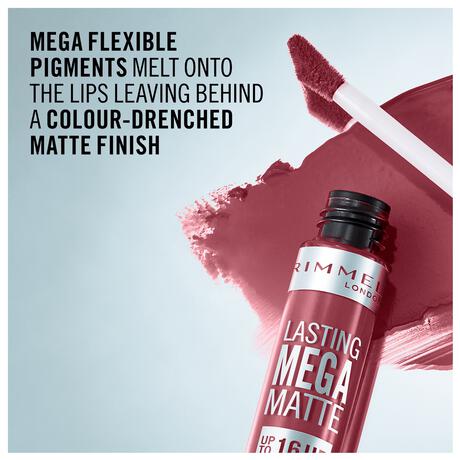Rimmel London Lasting Mega Matte Liquid Lipstick 600&nbsp;Coral Sass