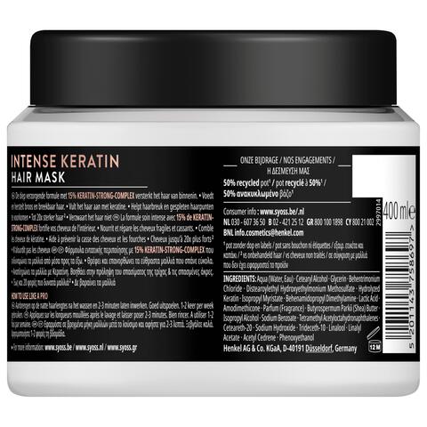 Syoss Intense Keratin Haarmasker 400 ML