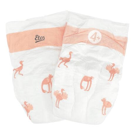 Etos Luiers Maxi+ Maat 4+ 10-15 kg Value Pack 42 stuks