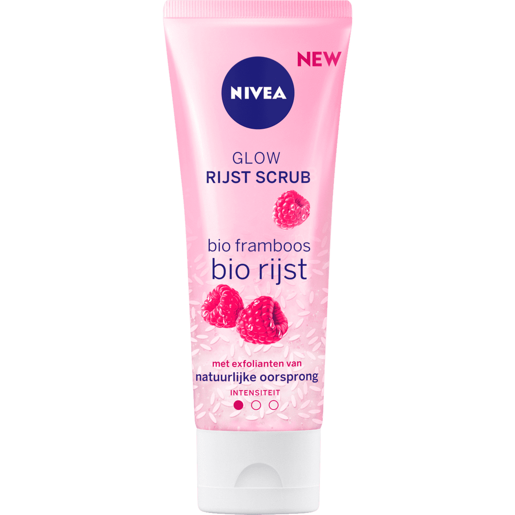 NIVEA Glow Bio Rijst Scrub Droge Gevoelige huid 75 ML 75 ML Etos