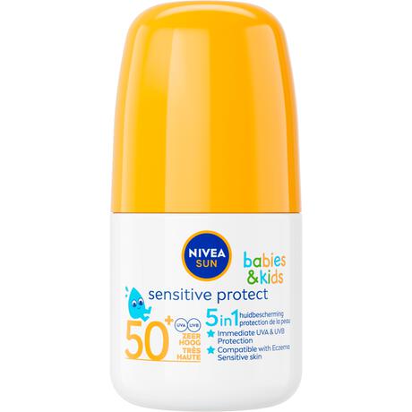 NIVEA SUN Babies & Kids Protect & Sensitive Roll-on Zonnebrand SPF 50+ 50 ML